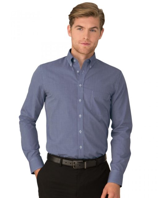4222 Mens Pippa Check Business Shirt by City Collection