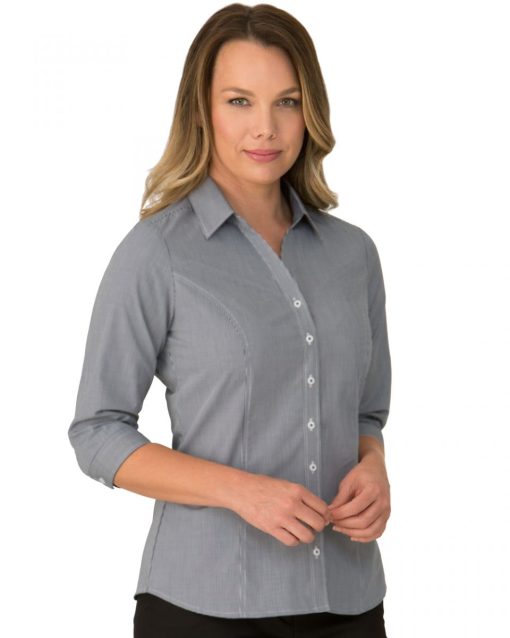 2444 Womens Pippa Check Business Shirt by City Collection