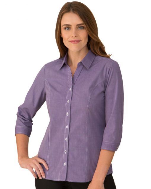 2444 Womens Pippa Check Business Shirt by City Collection