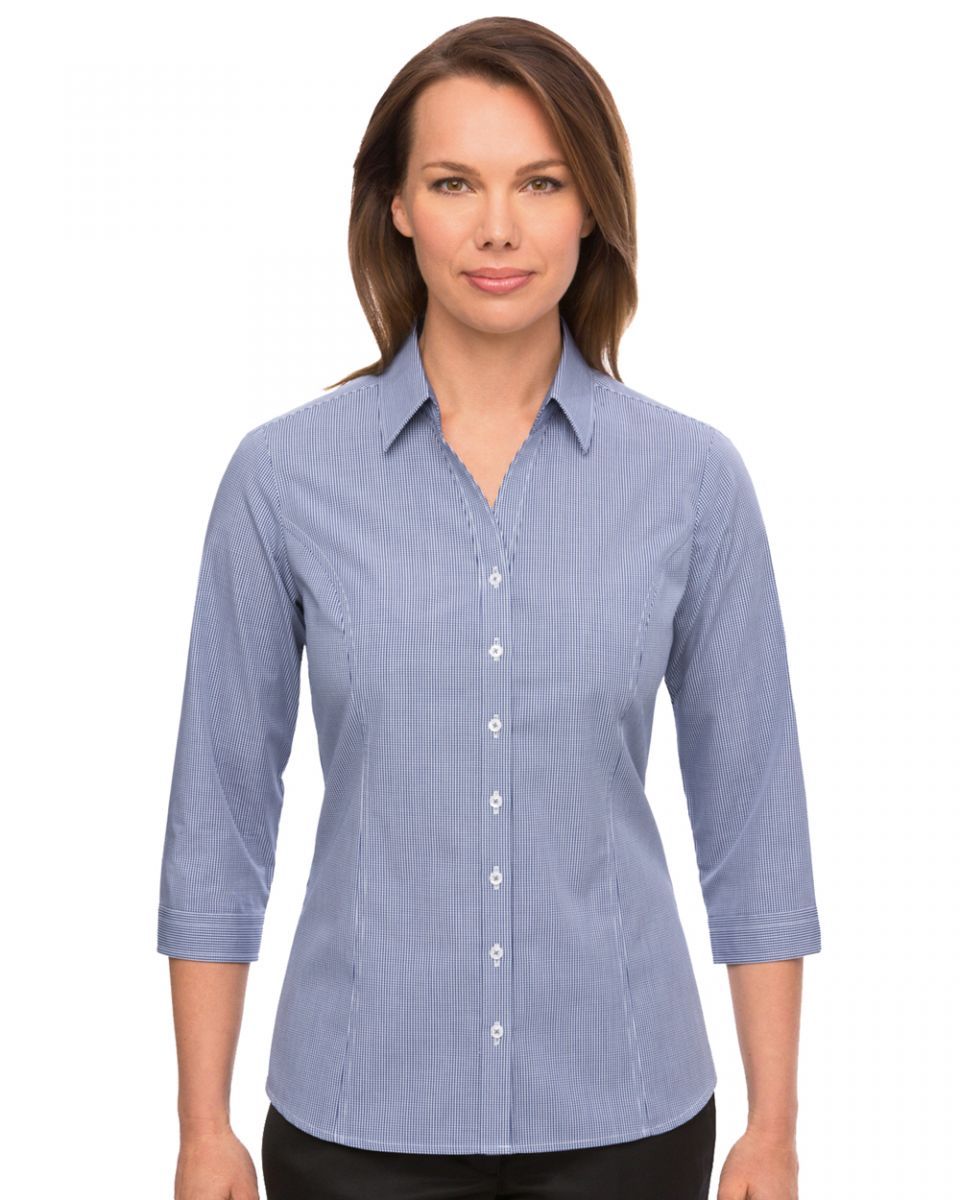 2444 Womens Pippa Check Business Shirt by City Collection