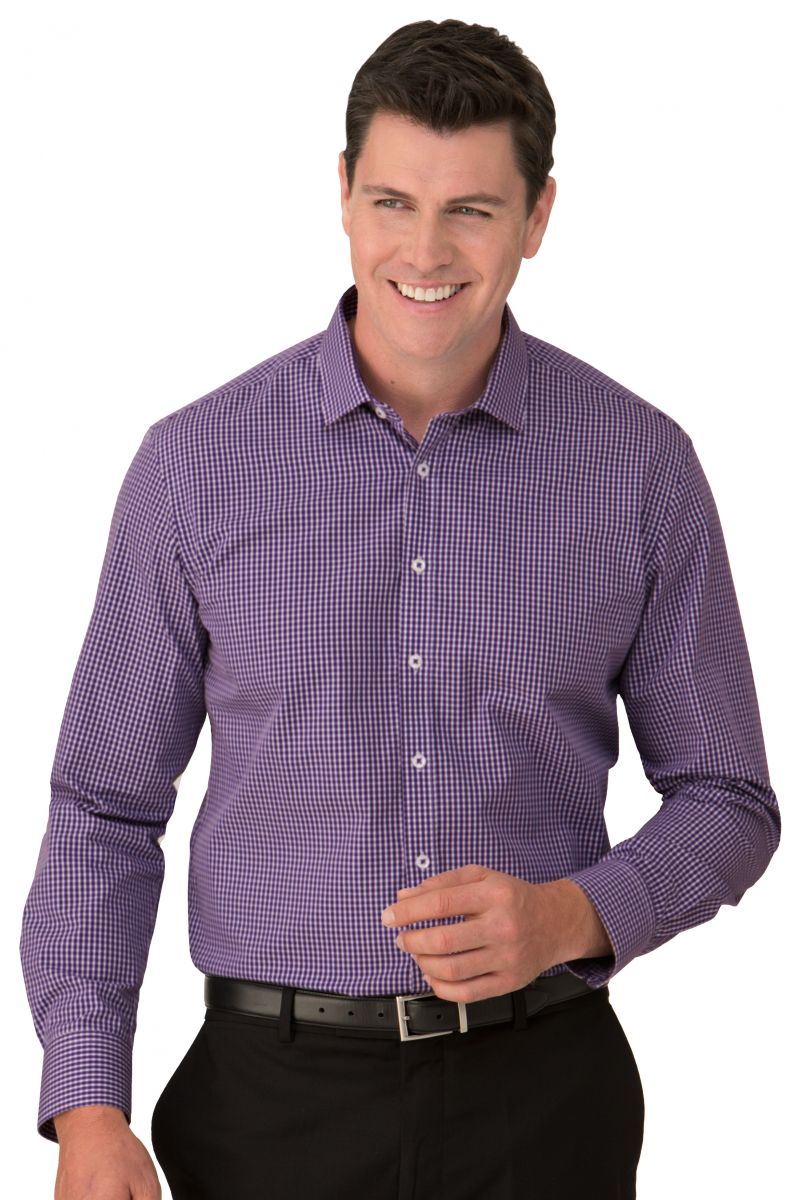 4263 Mens So Ezy Check Business Shirt by City Collection