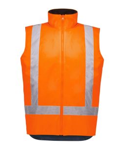 ZV228_Syzmik-Unisex-Hi-Vis-Waterproof-reversible-vest-orange-product